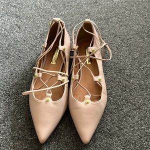 Halogen Nude Flats Size 6